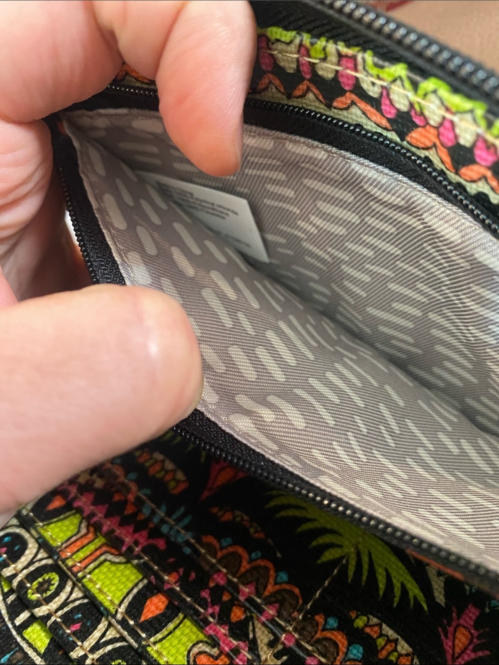 Sakroots Multi-Color Boho Zip Wallet - Picture 8 of 9